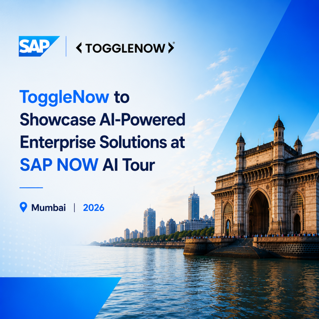 ToggleNow to Showcase AI-Powered Enterprise Solutions at SAP NOW AI Tour Mumbai 2026
